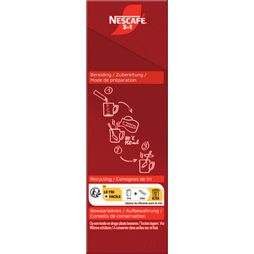 Nescafé 3in1 Oploskoffie - 10 Stuks