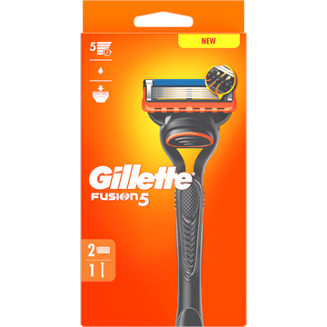 Gillette Fusion5 Scheermes voor Mannen, 1 Handvat, 2 Navulmesjes