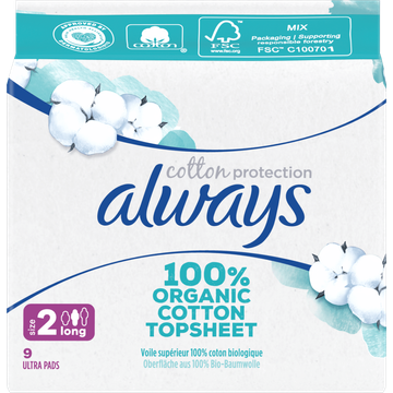Always Always Cotton Protection Long Maandverband
