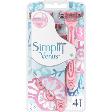 Gillette Venus Simply 3 Scheermesjes x4
