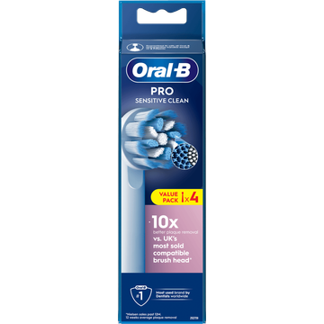 Oral-B Pro Sensitive Clean Opzetborstels 4 Stuks