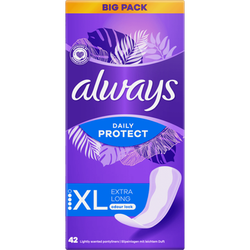Always Daily Protect Extra Long Odour Block technologie Inlegkruisjes x42