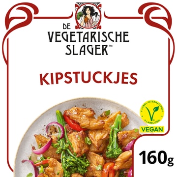 De Vegetarische Slager Kipstuckjes Vegan 160 g