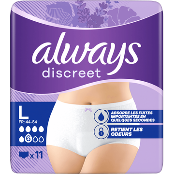 Always Discreet Broekjes Voor Urineverlies x11