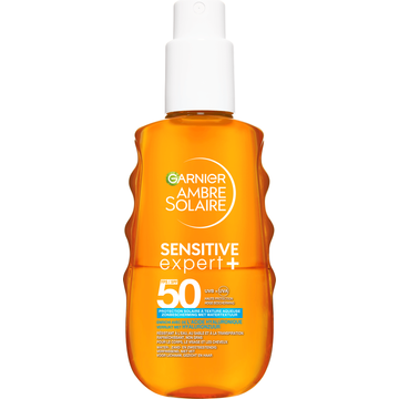 Garnier Ambre Solaire Sensitive Expert Zonbescherming Met Watertextuur SPF50 150 ML