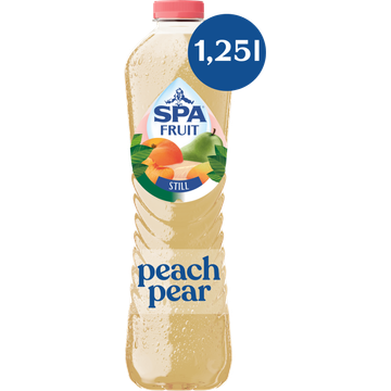 SPA FRUIT Niet-Bruisende Fruitige Frisdrank Peach Pear 1,25 L