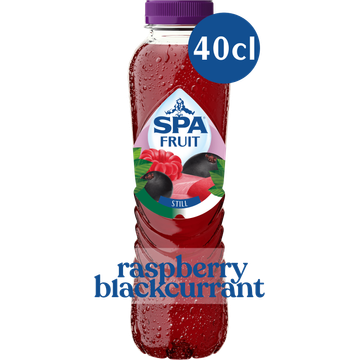 SPA FRUIT Niet-Bruisende Fruitige Frisdrank Raspberry Blackcurrant 40 cl
