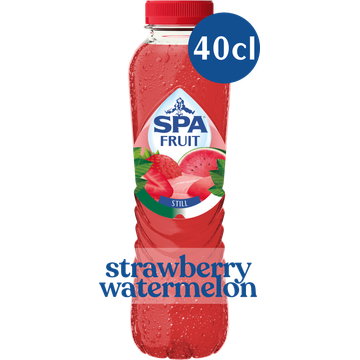 SPA FRUIT Niet-Bruisende Fruitige Frisdrank Strawberry Watermelon 40 cl