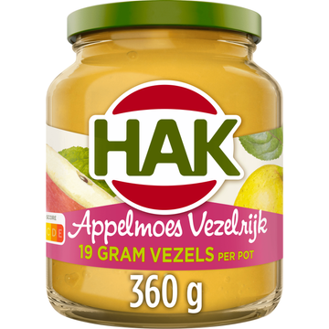 HAK Appelmoes Vezelrijk 360g