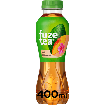 Fuze Tea Black Iced Tea Peach Hibiscus 400 ml