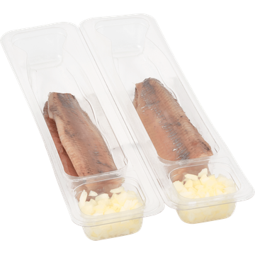 Jumbo Haring Hollandse Nieuwe Zonder Staart met Uitjes 2 Stuks