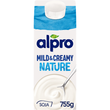 Alpro Mild & Creamy Naturel Plantaardige Variatie Op Yoghurt 755g