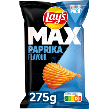 Lay's Max Ribbel Chips Paprika 275 gr