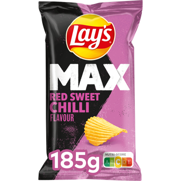 Lay's Max Ribbel Chips Red Sweet Chilli 185 gr