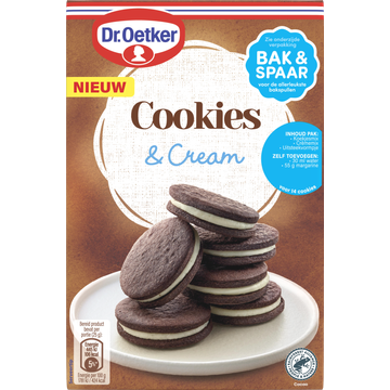 Dr. Oetker Cookies & Cream bakmix 275 g