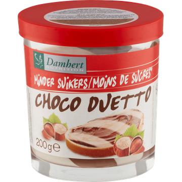 Damhert Choco Duetto Minder Suikers 200 g