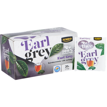 Jumbo Zwarte Thee Earl Grey 20 Stuks