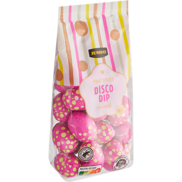 Jumbo Paaseitjes Wit met Disco Dip 200 g