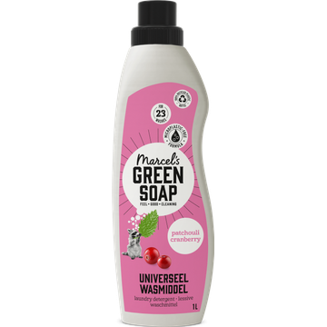 Marcel's Green Soap universeel wasmiddel Patchouli & Cranberry - 23 Wasbeurten