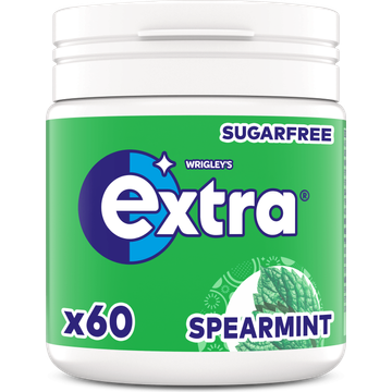 Extra Spearmint Suikervrije kauwgum 60st