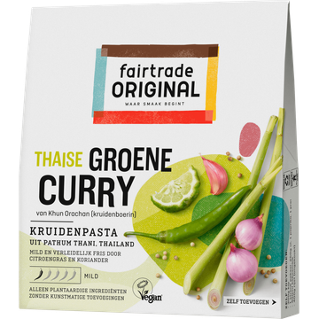 Fairtrade Original Thaise Groene Curry Kruidenpasta 70 g