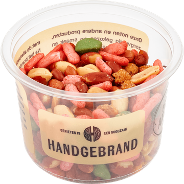 Handgebrand Pikante Borrelmix Gezouten 200 g