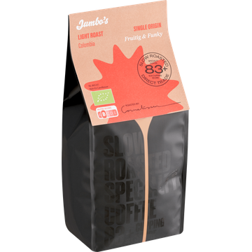 Jumbo's Bio Koffiebonen Light Roast Colombia Fruitig & Funky 500 g