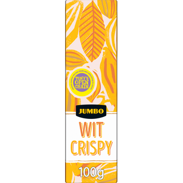 Jumbo Chocoladereep Wit Crispy 100 g