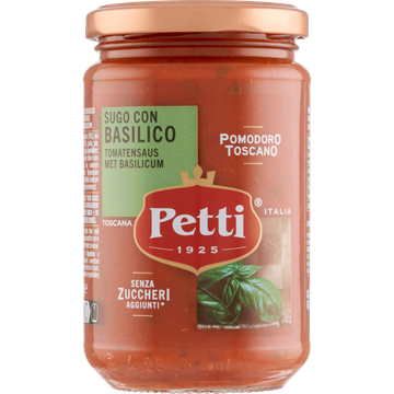 Petti Tomatensaus met Basilicum 300 g