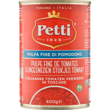 Petti Fijngesneden Stukjes Tomaat 400 g