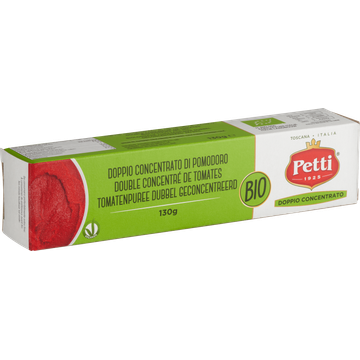 Petti Bio Tomatenpuree Dubbel Geconcentreerd 130 g