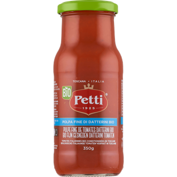 Petti Bio Fijn Gesneden Datterini Tomaten 350 g