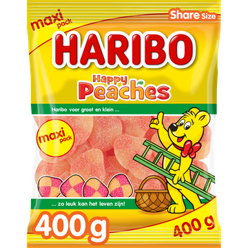 Haribo Happy Peaches Value Pack 400 g