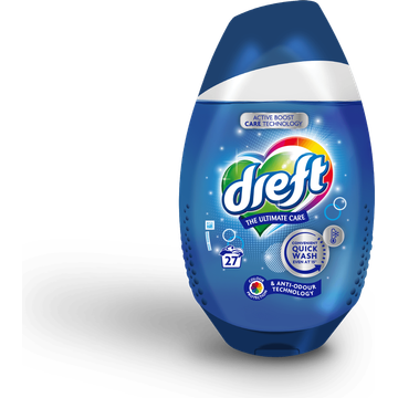 Dreft Quick Wash Blue - Anti Odor, 27 Wasbeurten