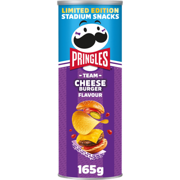 Pringles Team Cheese Burger Flavour Limited Edition 165 g