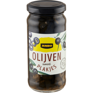 Jumbo Olijven Plakjes Zwart 220 g