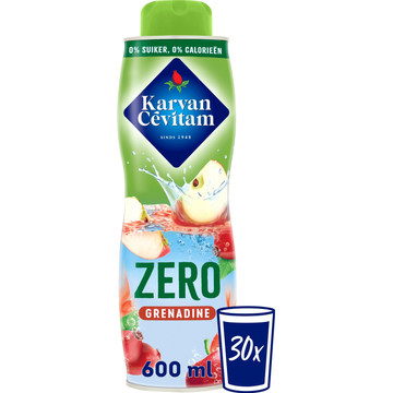 Karvan Cévitam Zero Grenadine Siroop 600 ml