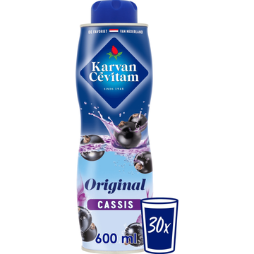 Karvan Cévitam Cassis Original Siroop, 600 ml