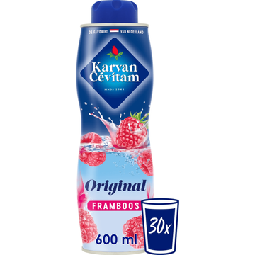 Karvan Cévitam Framboos Original Siroop, 600 ml