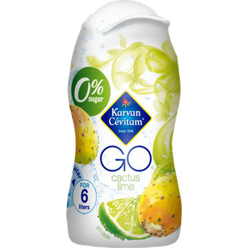 Karvan Cévitam GO Cactus Limoen Siroop 48 ml