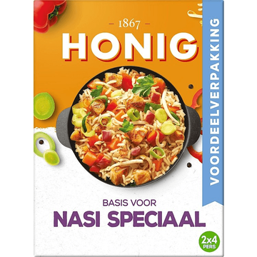Honig Maaltijdmix voor Nasi Speciaal Dubbelpak 2 x 39 g