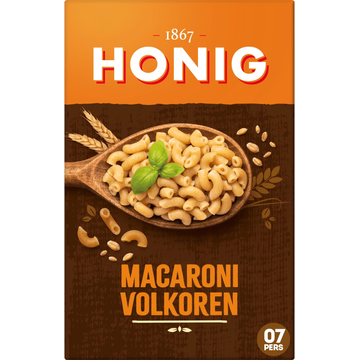 Honig Macaroni Volkoren 550 g