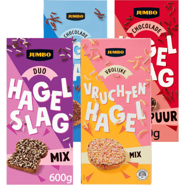 Jumbo Hagelslag 4 Varianten