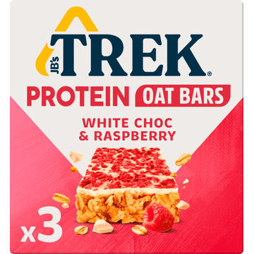 Trek White Chocolate Raspberry 3x50g