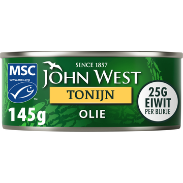John West Tonijnstukken in Zonnebloemolie 145g