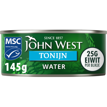 John West Tonijnstukken in Water 145g