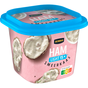Jumbo Smeerkaas Ham Light 15+ 200 g