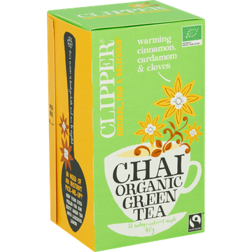 Clipper Chai Organic Green Tea 20 Stuks 40 g