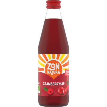 Zonnatura Biologische Cranberrysap 330 ml