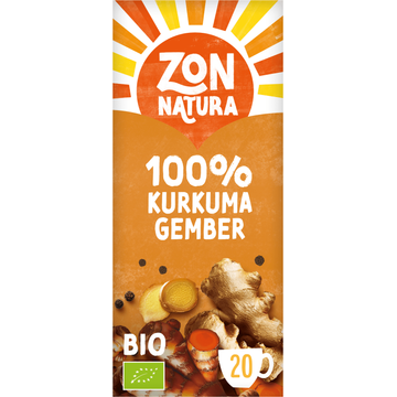 Zonnatura Biologische Thee - 100% Kurkuma Gember